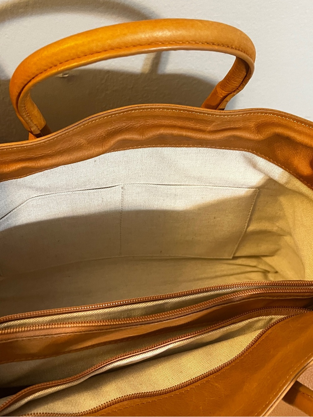 NWT Elisabetta Mark and Graham Italian Leather Tote Sauvage Made in Italy - Picture 10 of 11